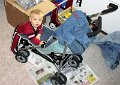 stroller from above